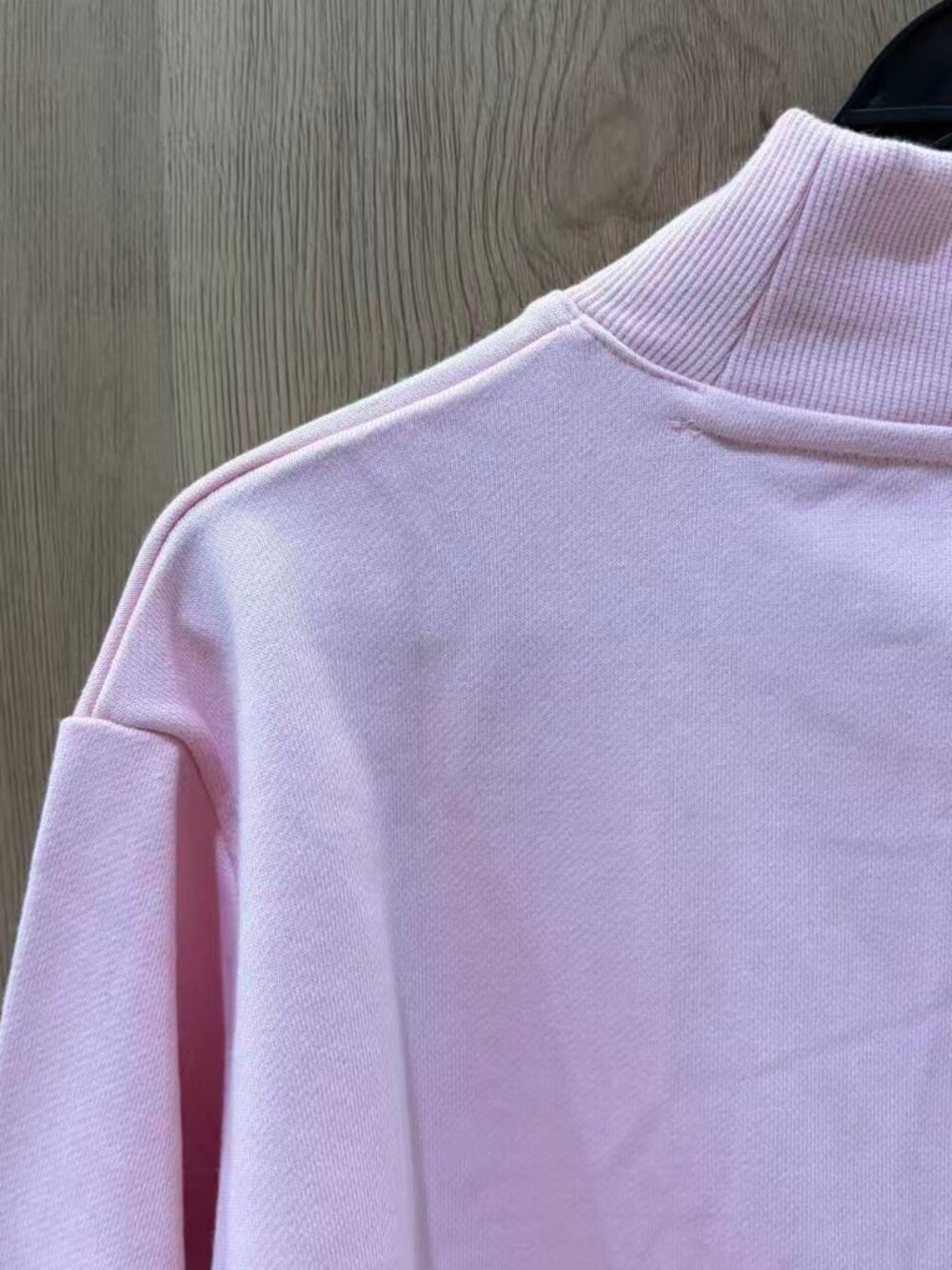Parke Brand Pink Mock Neck Sweatshirt - Picture 9 of 9